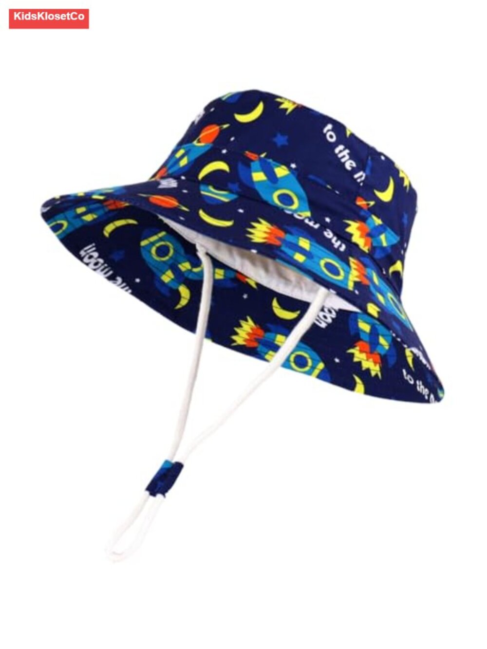Kids Bucket Hat with Chin Strap Sun Protection
